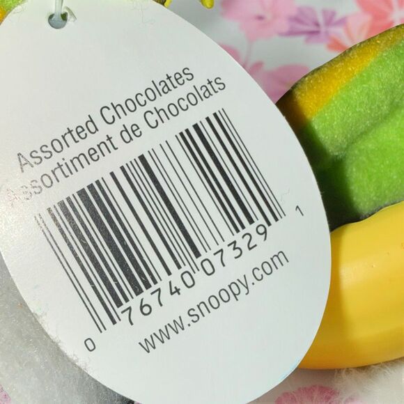 NWT Whitman's Peanuts Easter Bunny SnoopyYellow Plush Stuffed Animal Toy 7” P21 - Picture 6 of 7